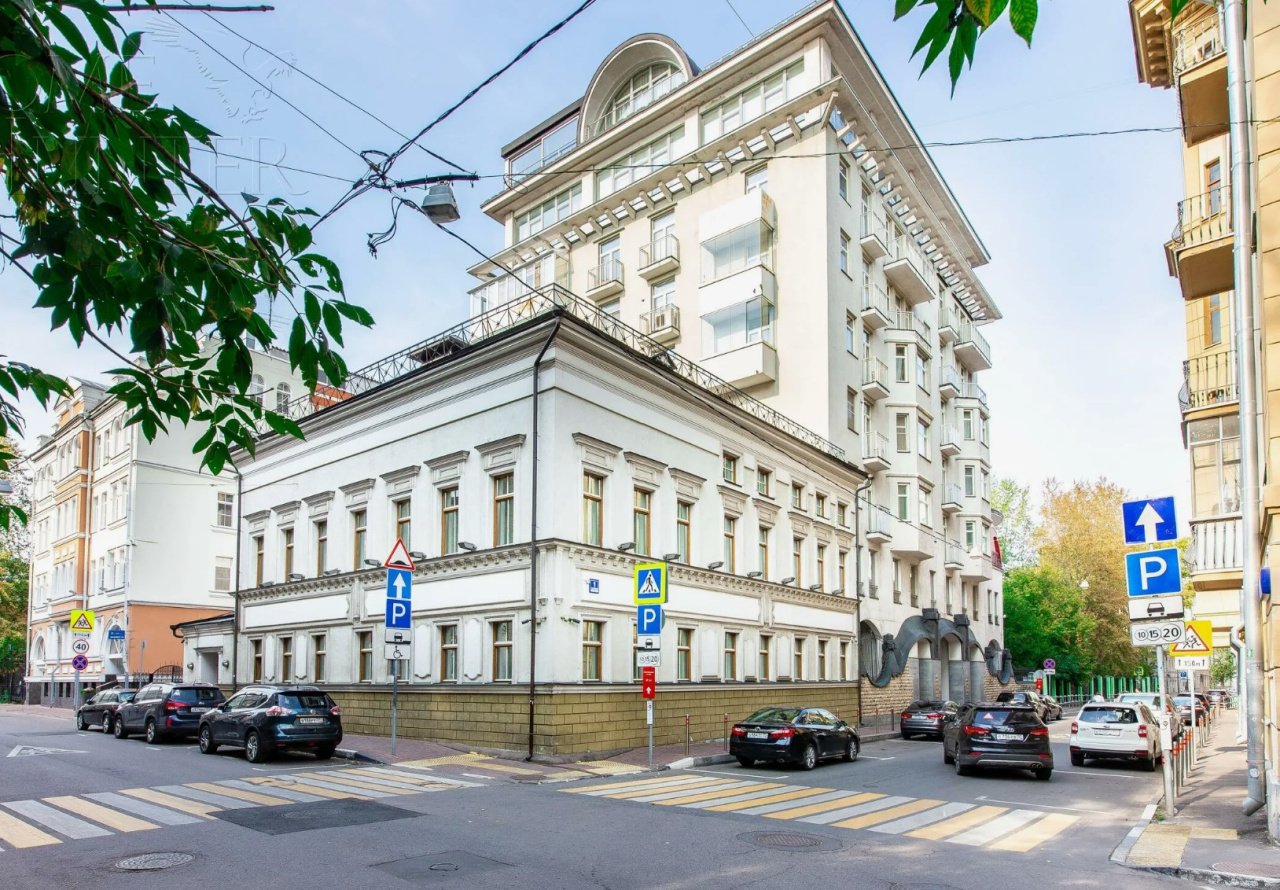 фасад дома, здание по адресу г Москва, ул Машкова, д 1